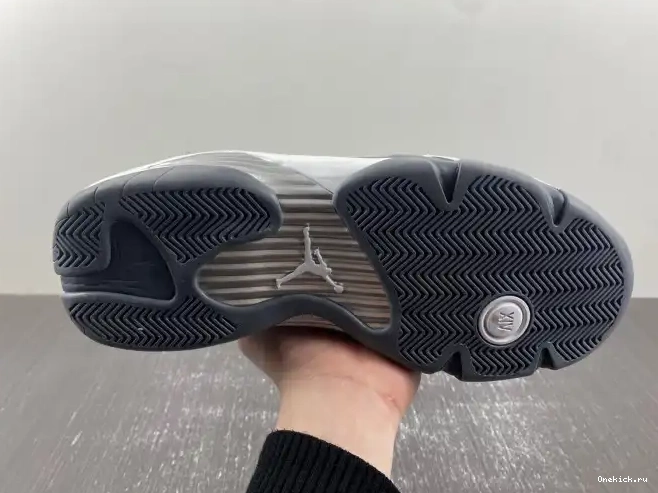 One Kick Grey Jordan Air 14 FJ3460-012 Flint 0530